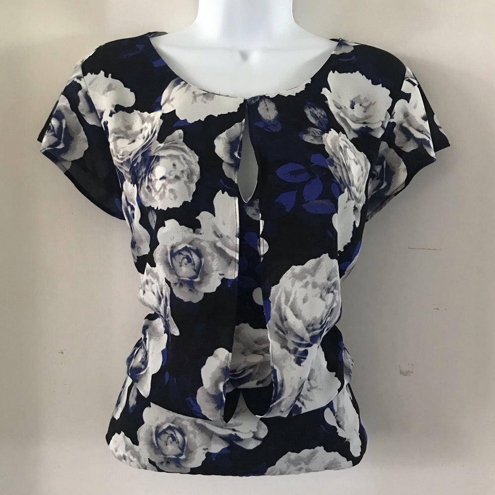 Ann Taylor Split Front Blouse size 8